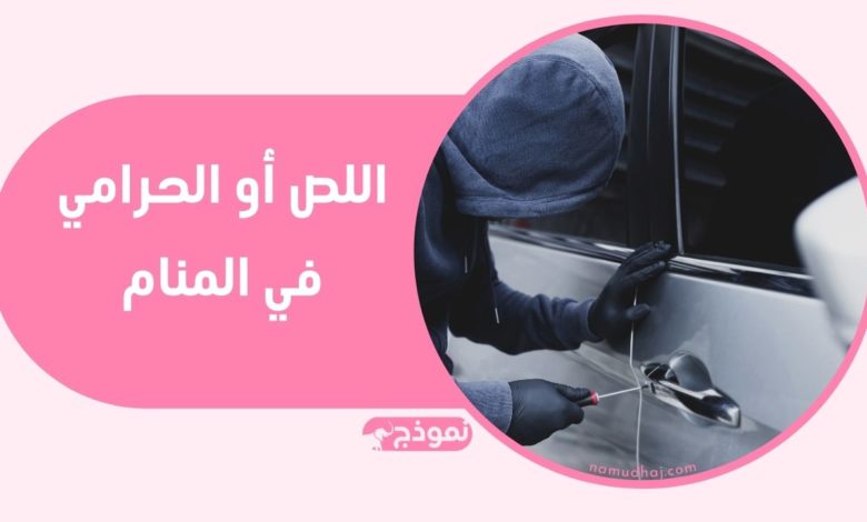 الحرامي في الحلم